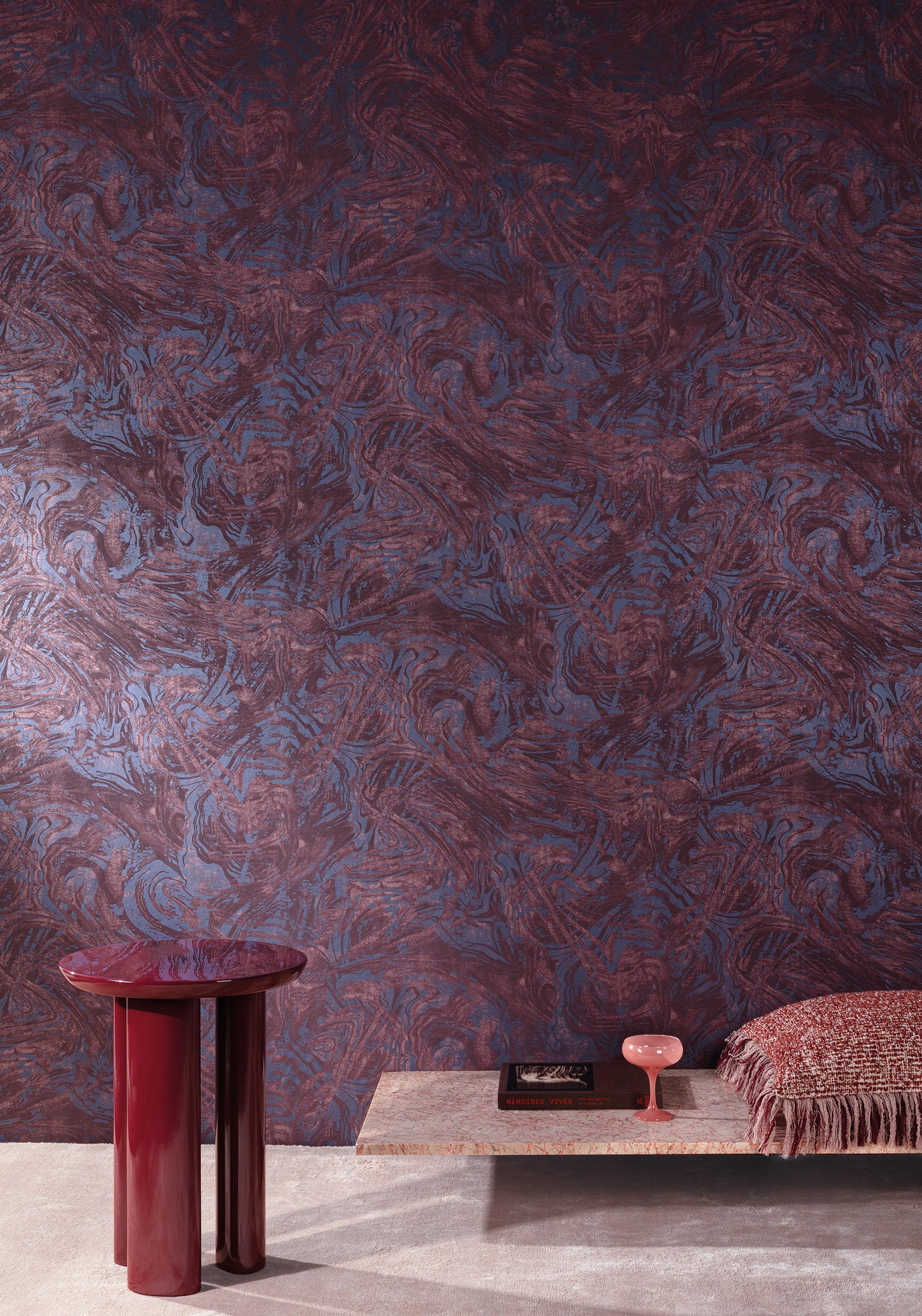 Masureel behang Ebru Andora in interieur