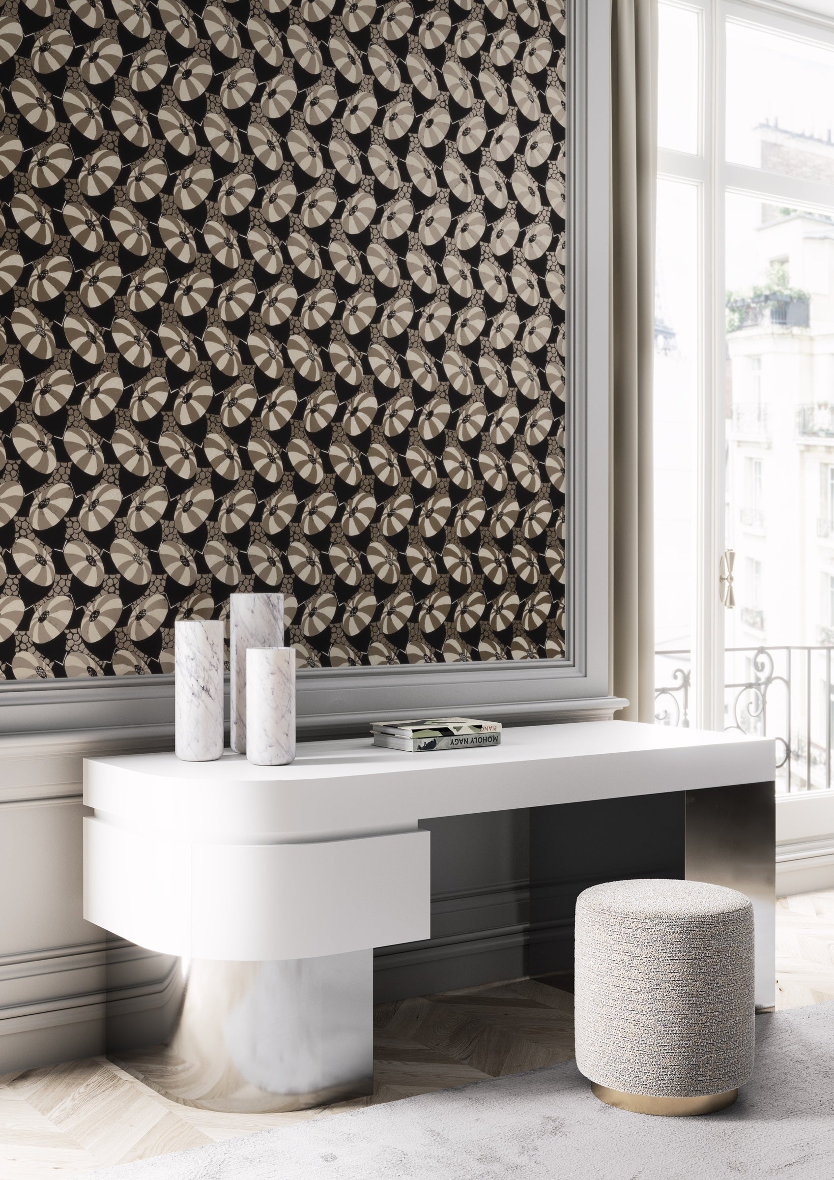 Masureel behang Cecilia Castlerock in interieur
