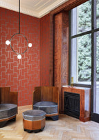 Masureel behang Christo Rust in interieur