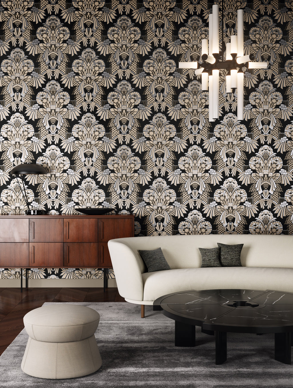 Masureel behang Dorothy Castlerock in interieur