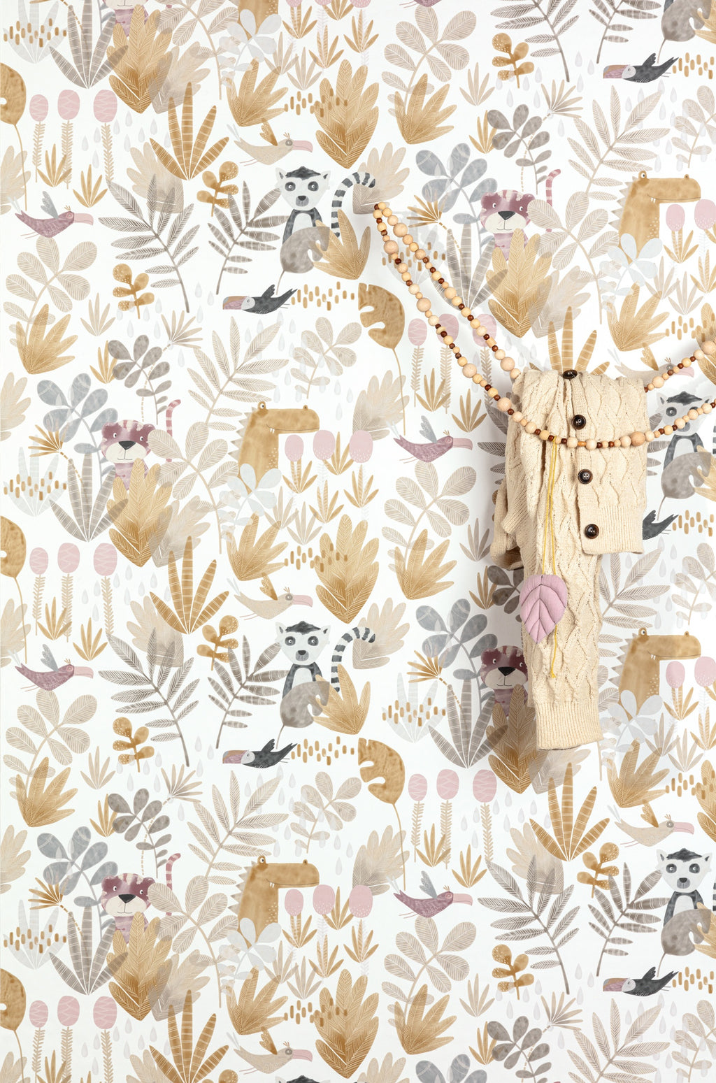 Masureel behang WILDERNESS AMBER in interieur
