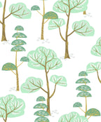 Masureel behang TREES JADE