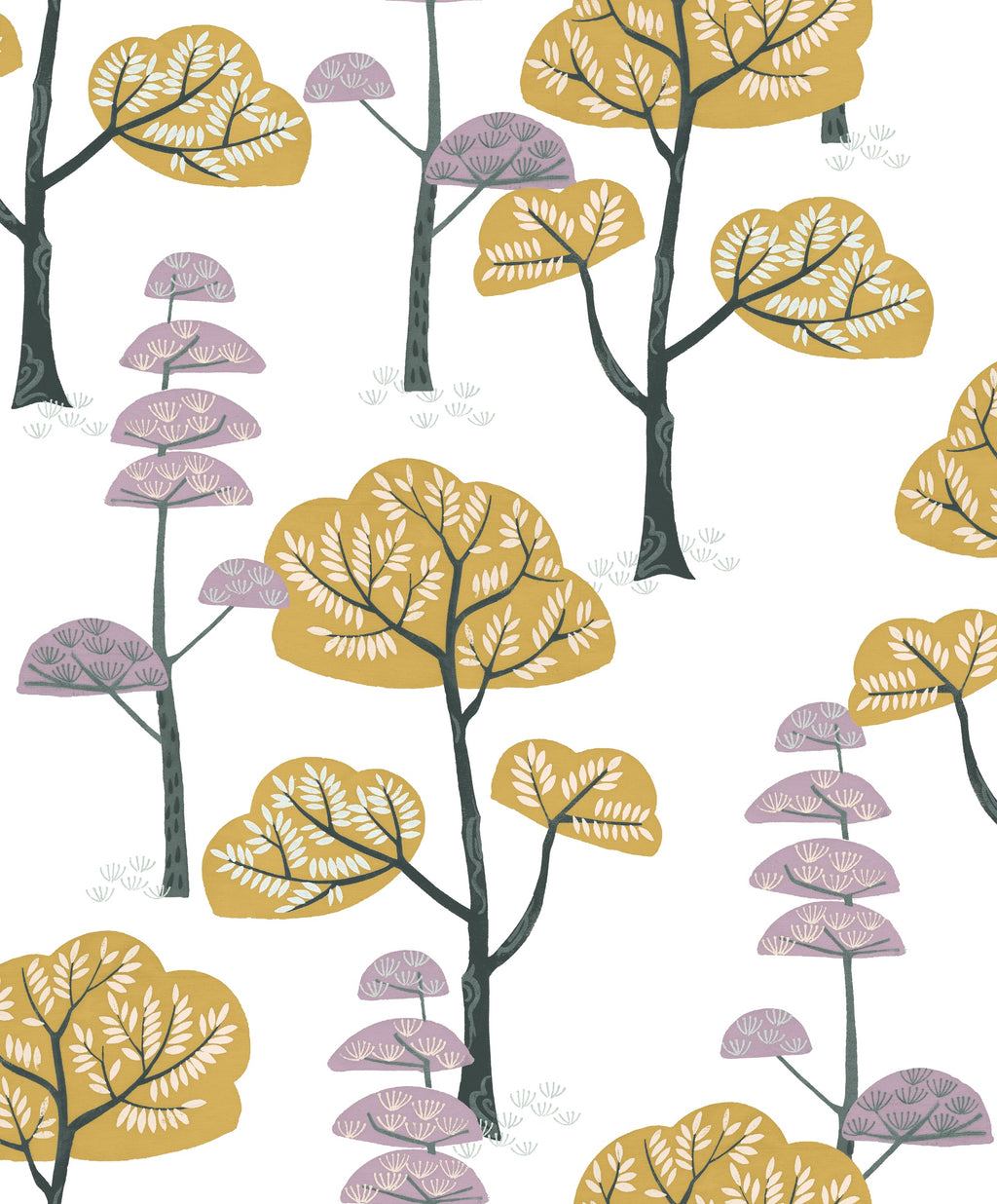 Masureel behang TREES AMBER