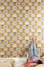 Masureel behang BALLOON GOLD in interieur