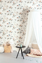 Masureel behang PONY ARONA in interieur