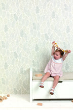 Masureel behang LEAFY SAND in interieur