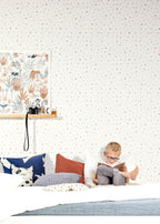Masureel behang SPOTS ARONA in interieur