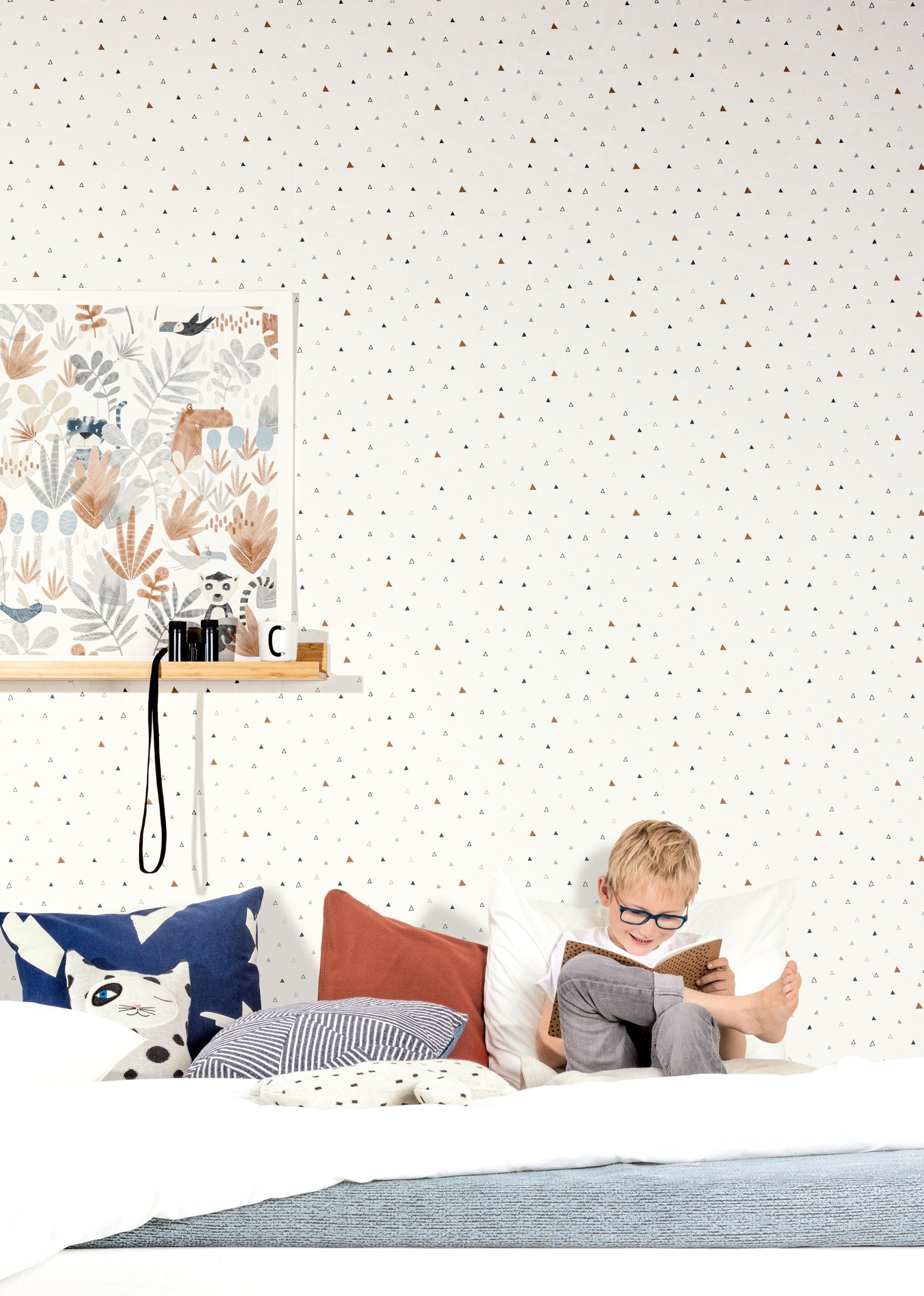 Masureel behang SPOTS ARONA in interieur