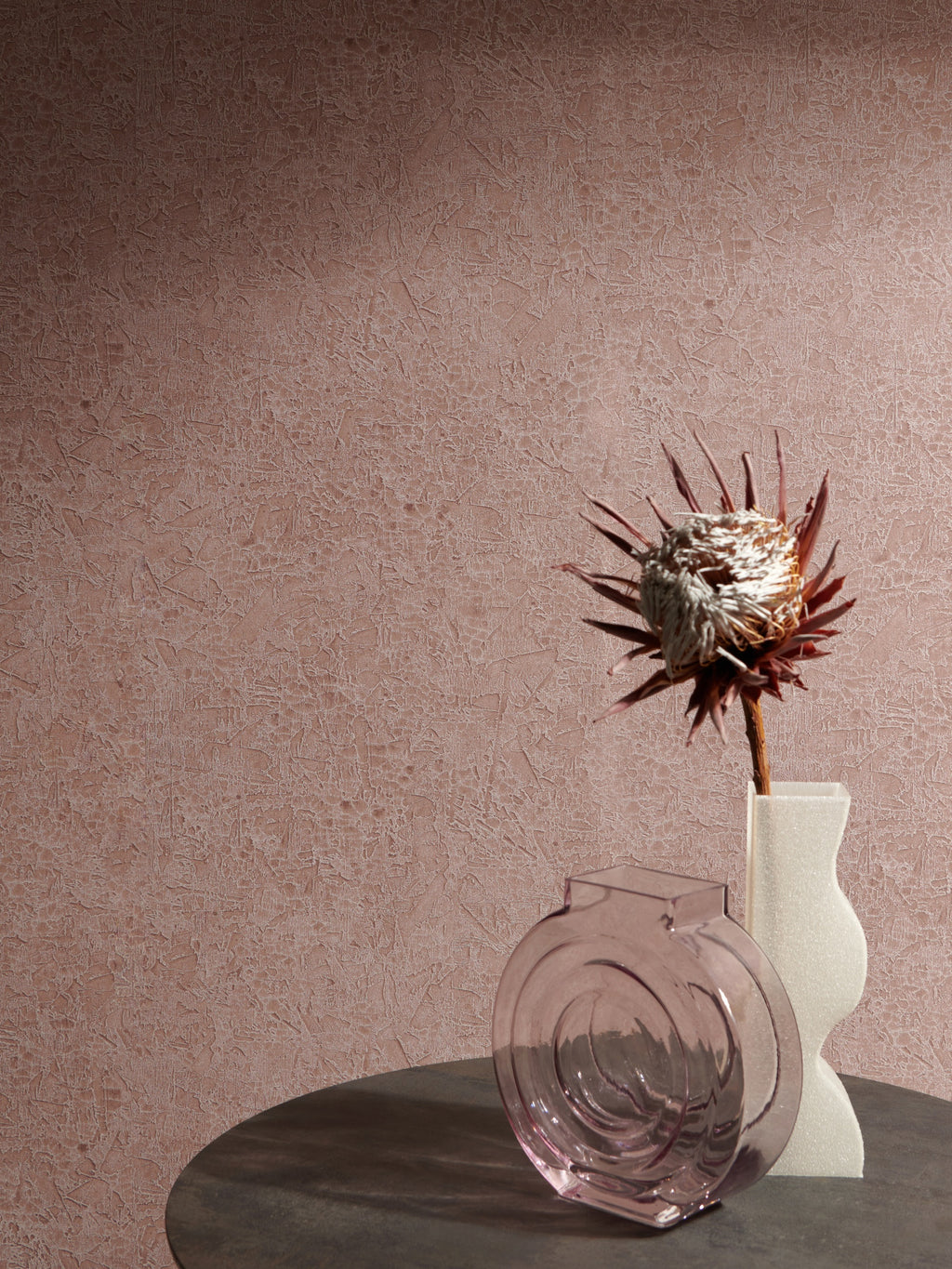 Masureel behang Ramon Rose in interieur