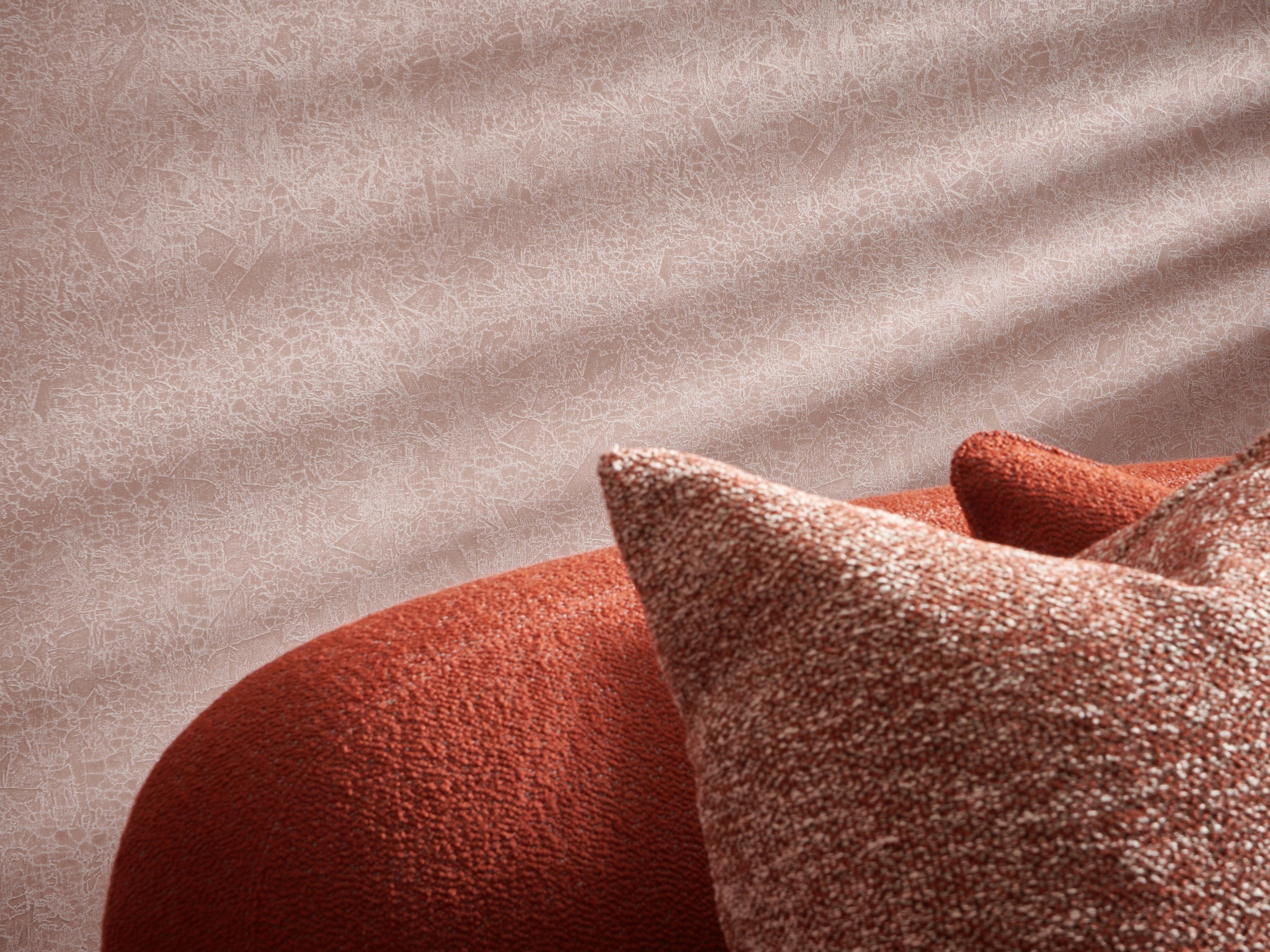 Masureel behang Ramon Rose in interieur