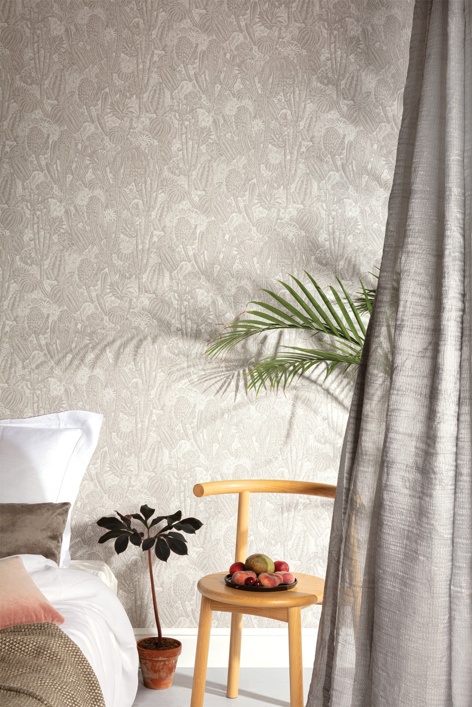 Masureel behang Cactus Oyster in interieur