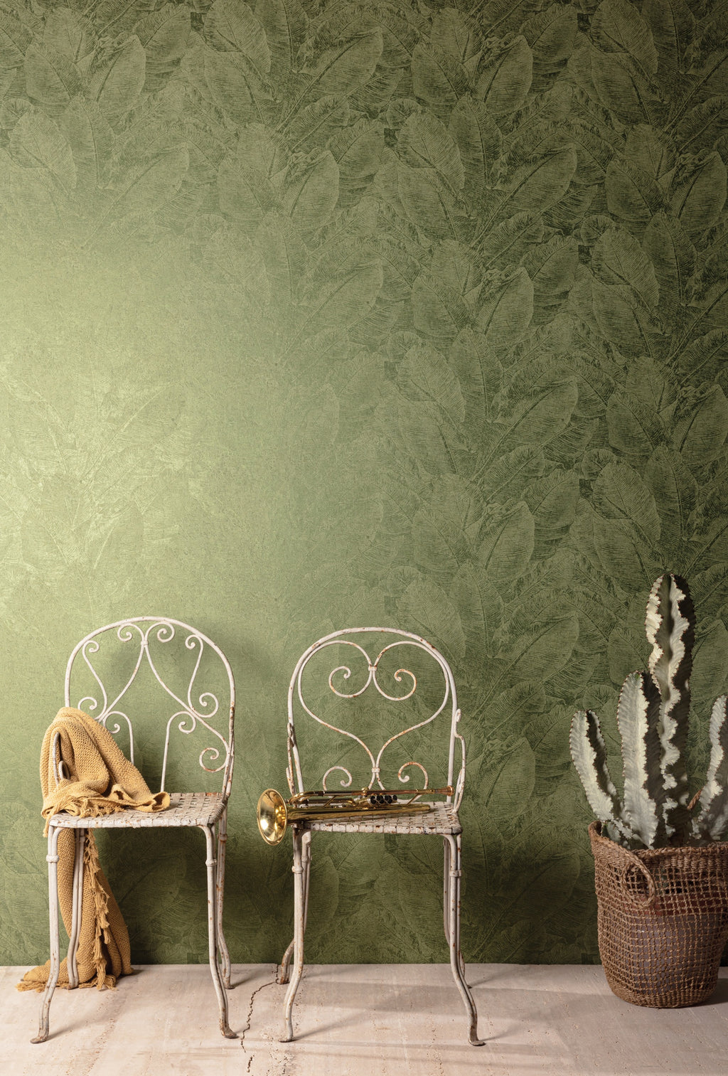 Masureel behang Juan Iguana in interieur