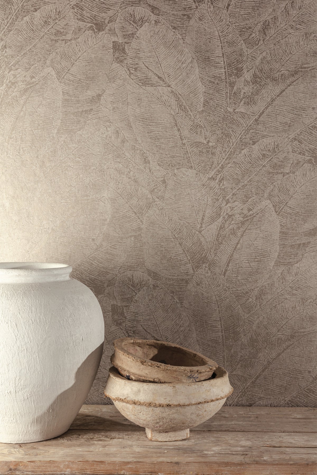 Masureel behang Juan Silver in interieur