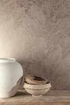 Masureel behang Juan Silver in interieur