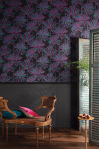 Masureel behang Palmary Viridian in interieur