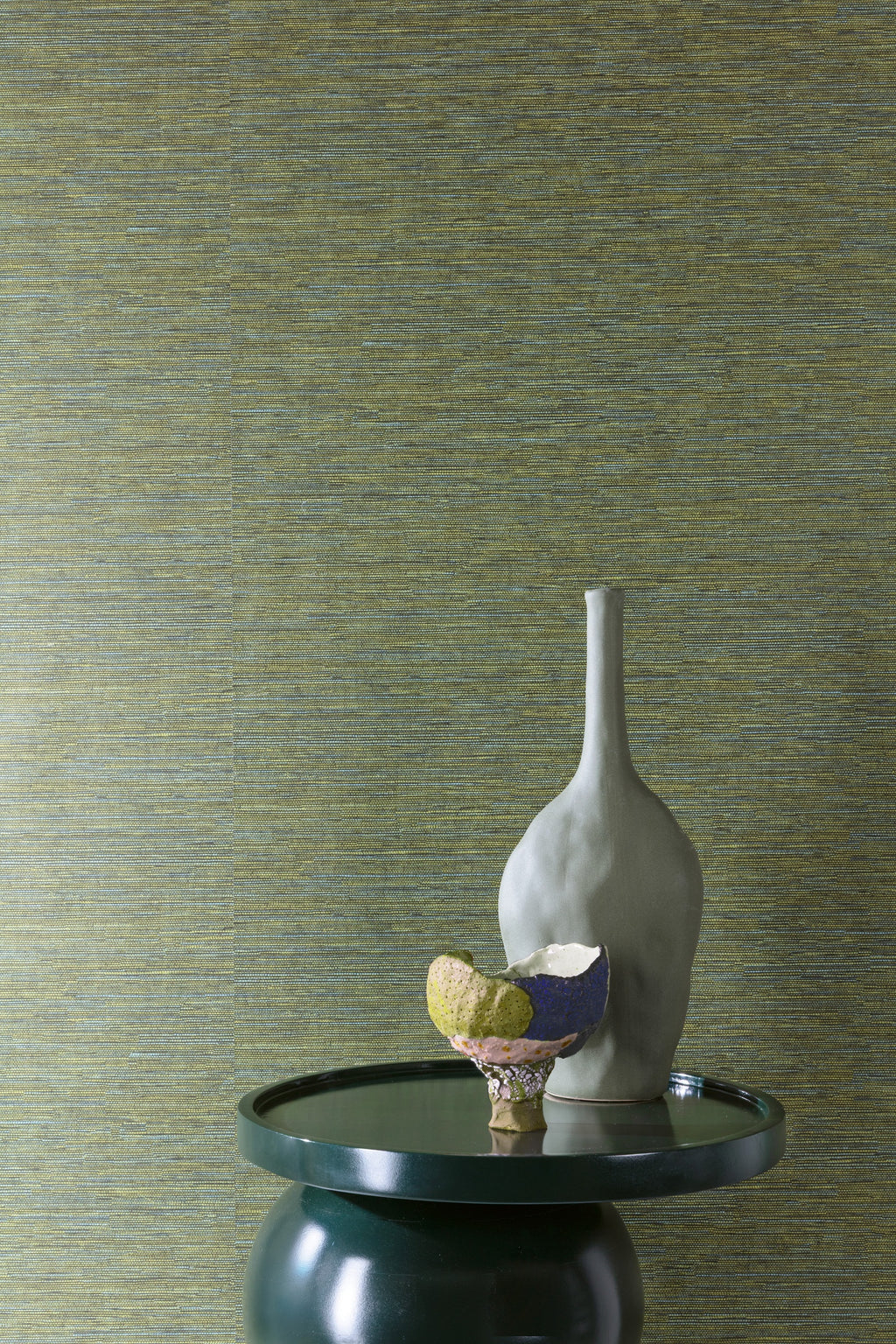 Masureel behang Cadie Lime in interieur