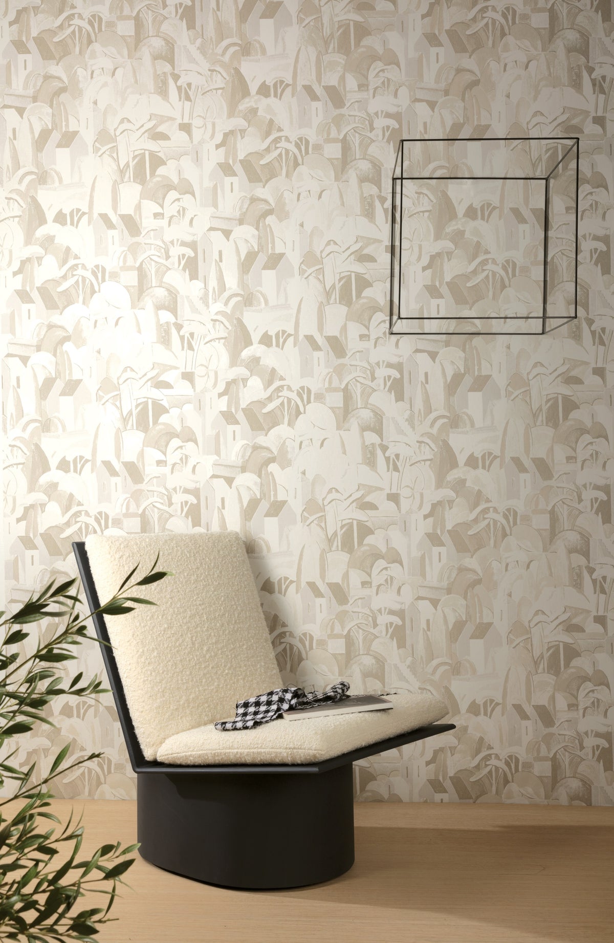 Masureel behang Sobborgo Desert in interieur