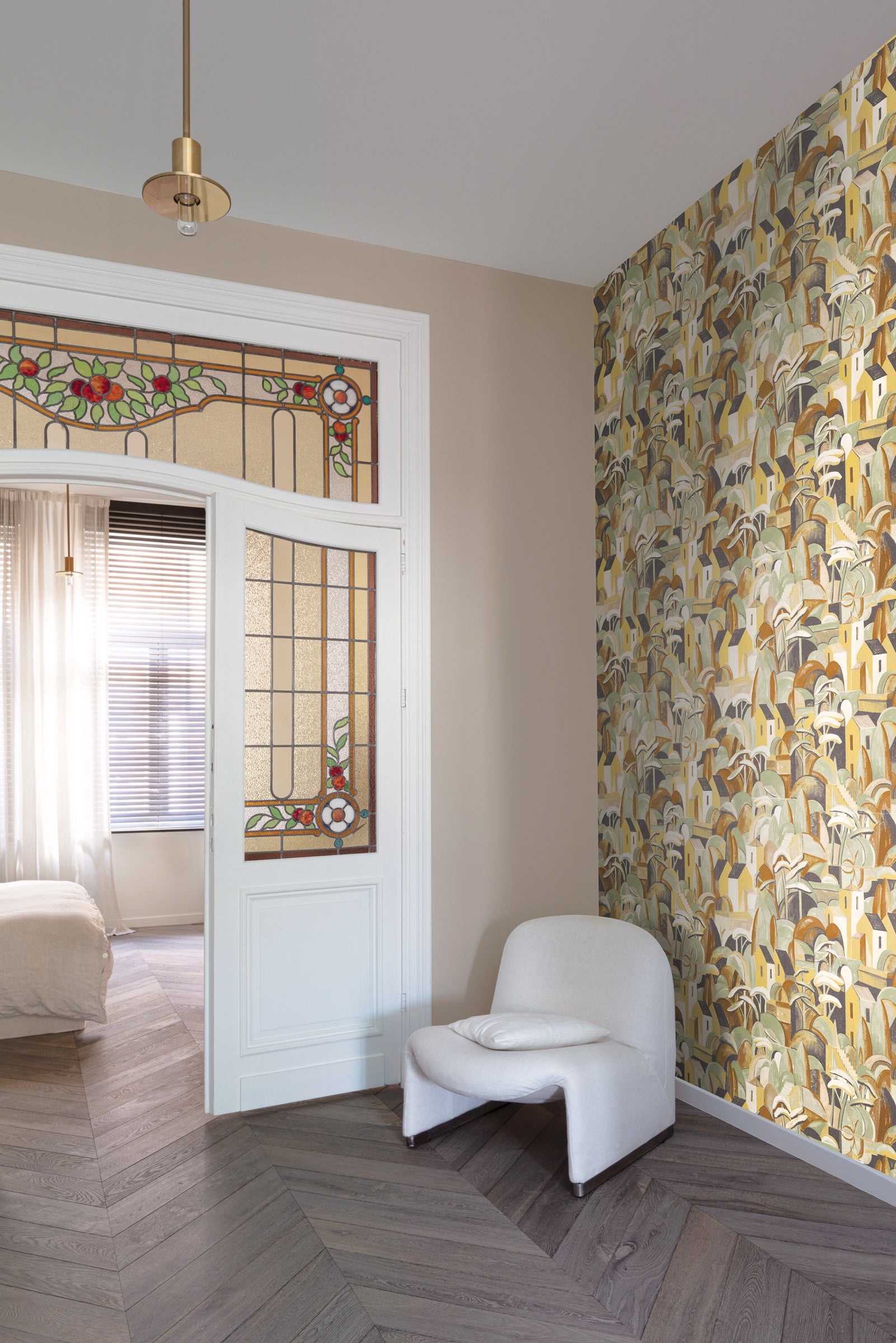 Masureel behang Sobborgo Oasis in interieur