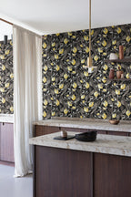 Masureel behang Limone Bronze in interieur