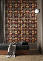 Masureel behang Occidens Russet in interieur