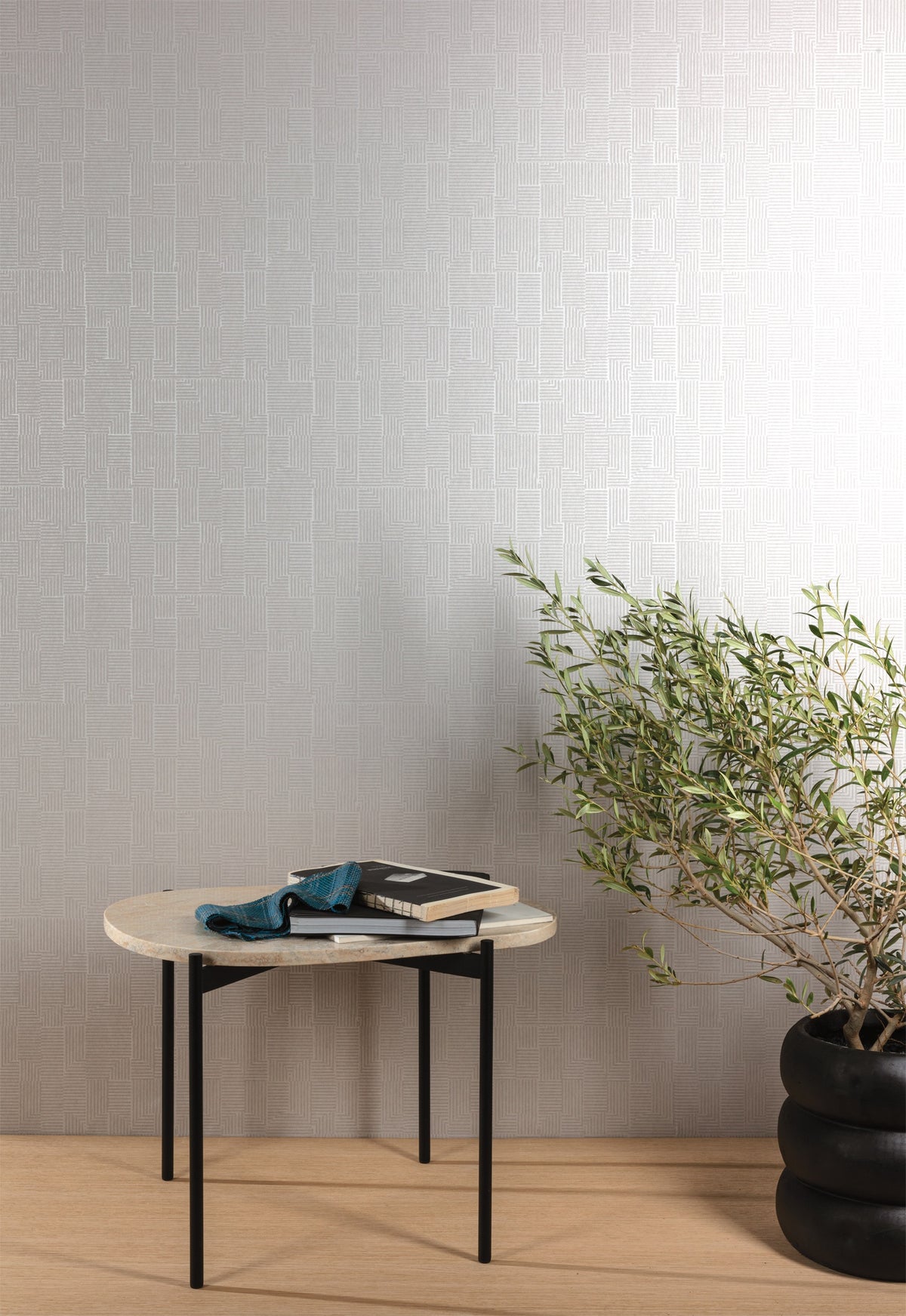 Masureel behang Manzoni Sand in interieur