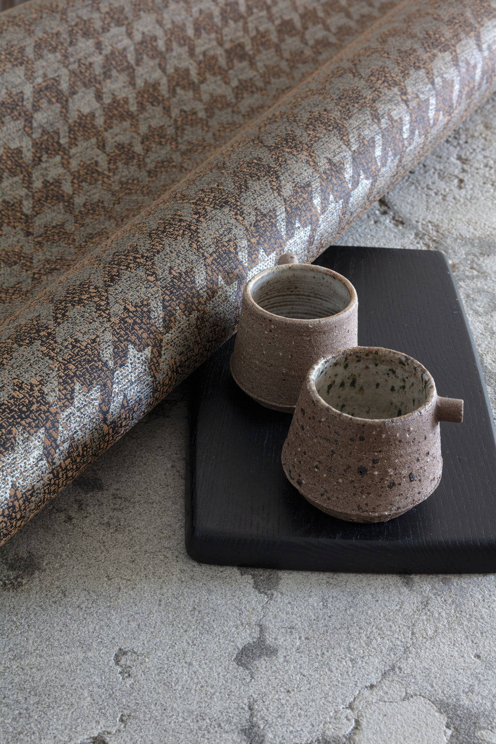 Masureel behang Gigi Copper in interieur
