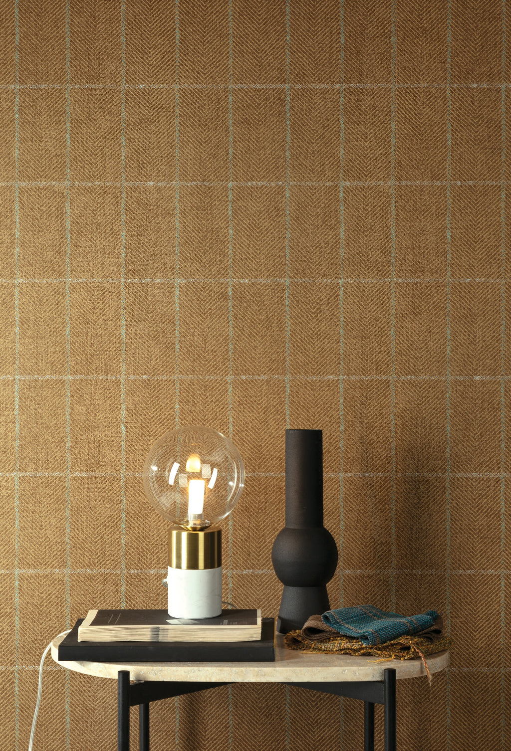 Masureel behang Pablo Gold in interieur