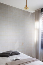 Masureel behang Pablo Silver in interieur