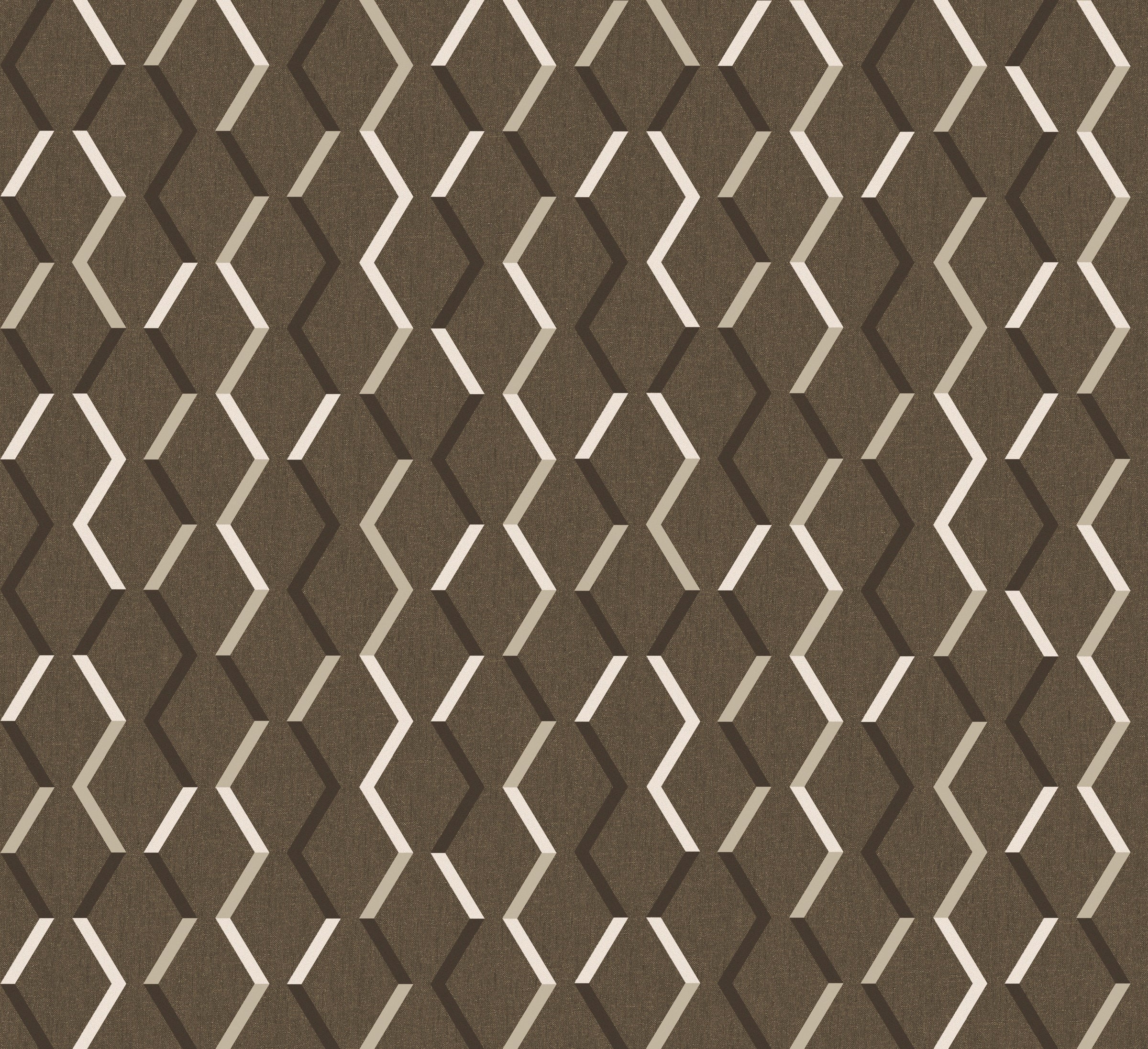 Masureel behang Zigzag Tobacco