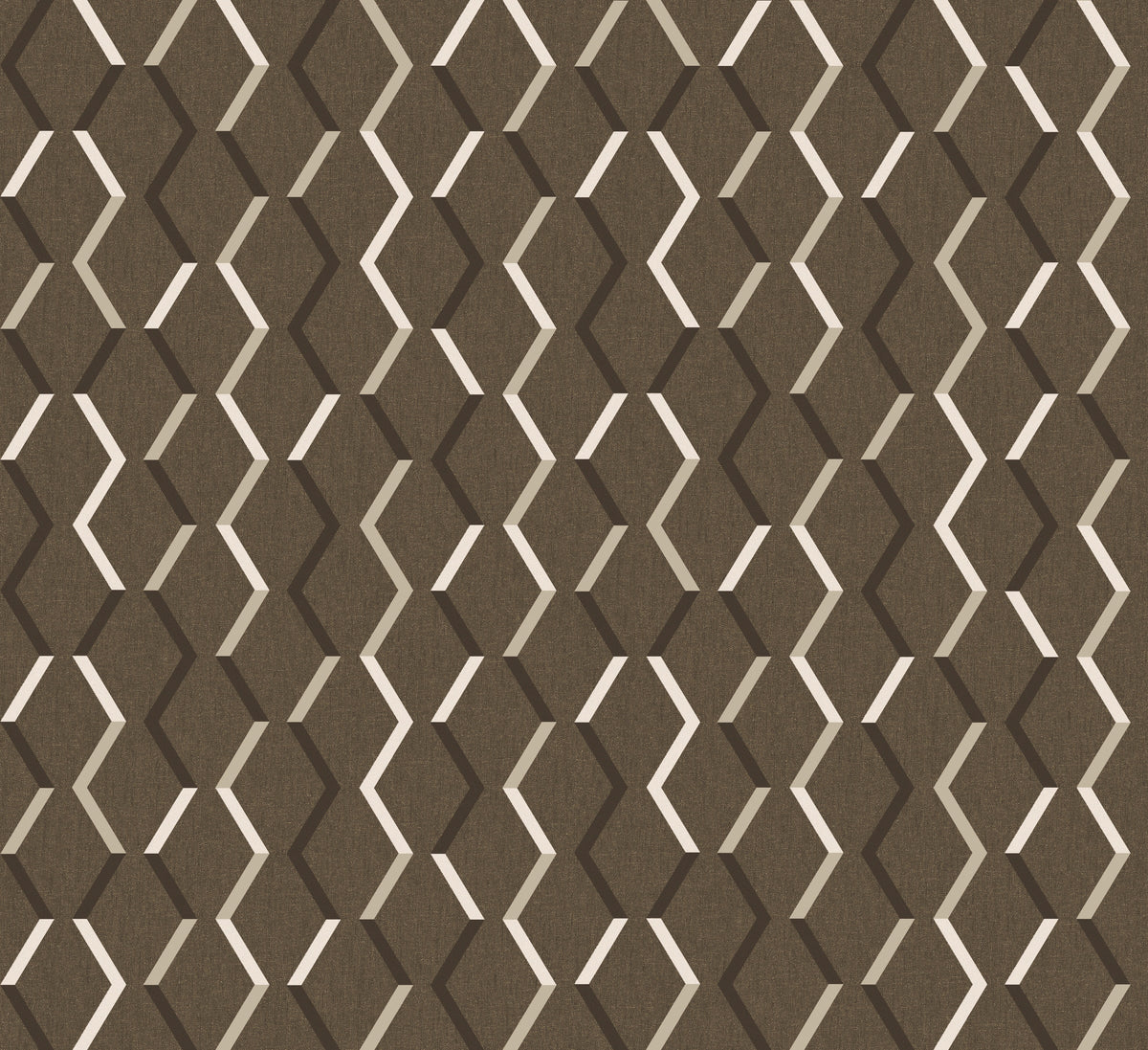 Masureel behang Zigzag Tobacco