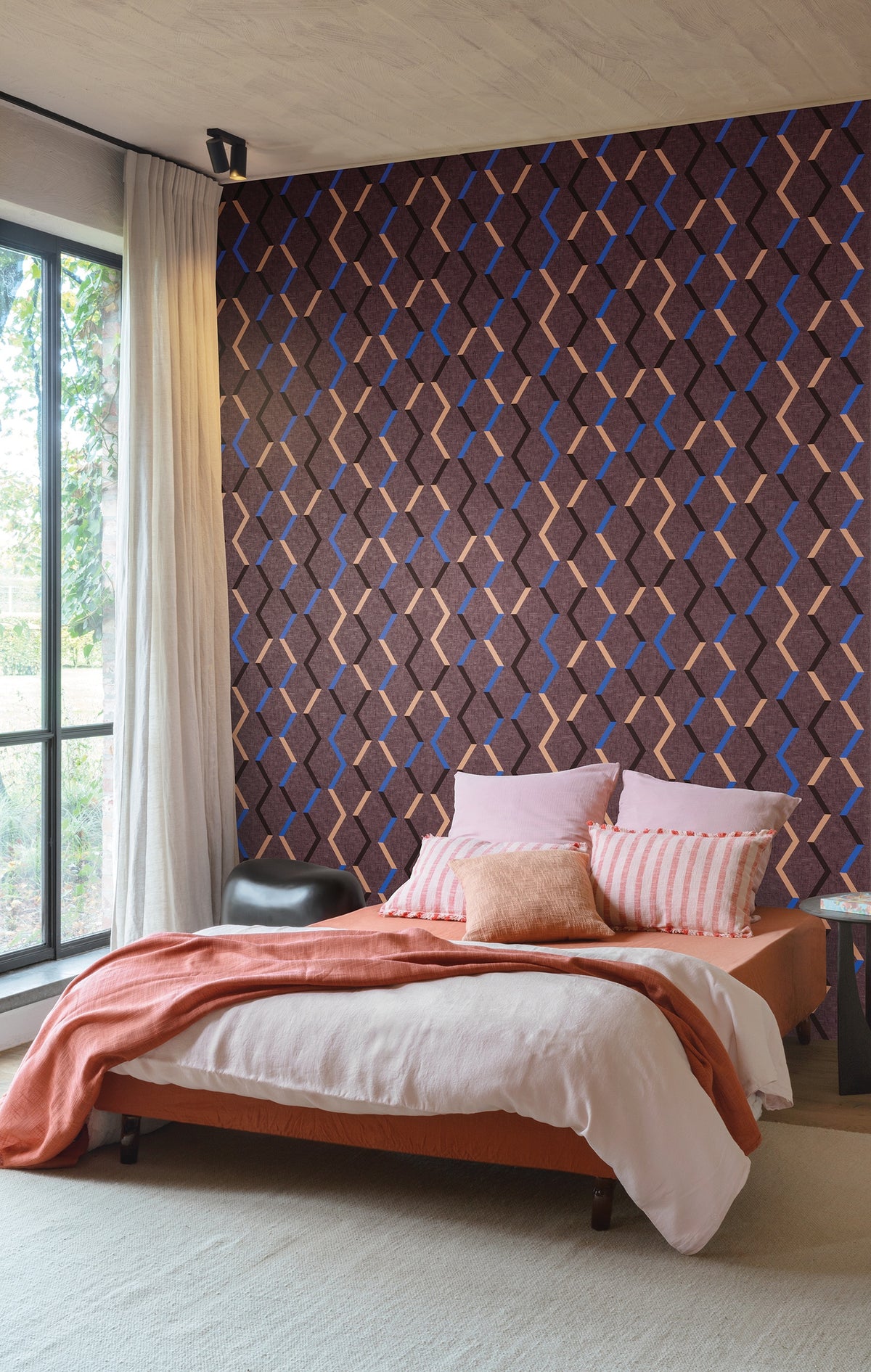 Masureel behang Zigzag Admiral in interieur