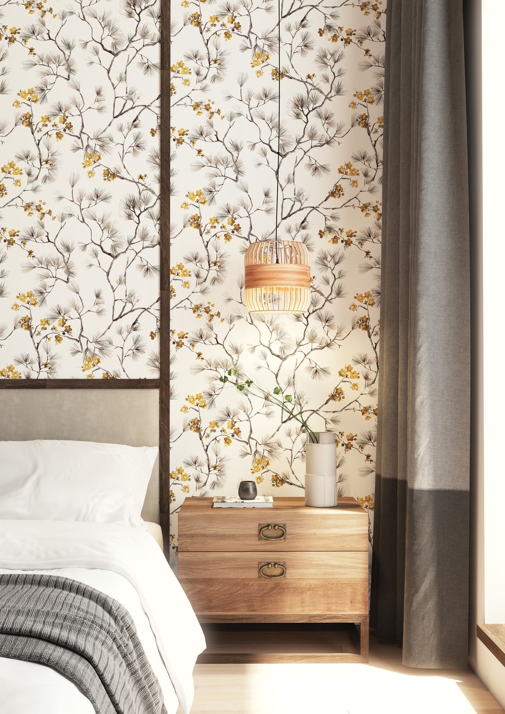 Masureel behang Haru Gold in interieur