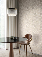 Masureel behang Kimora Oyster in interieur