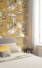 Masureel behang Akiyama Gold in interieur