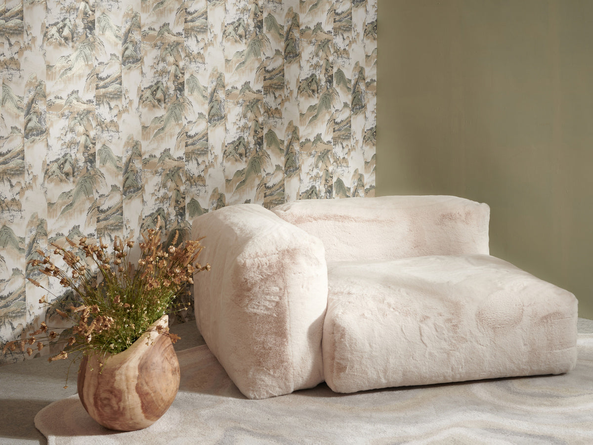 Masureel behang Akiyama Meadow in interieur