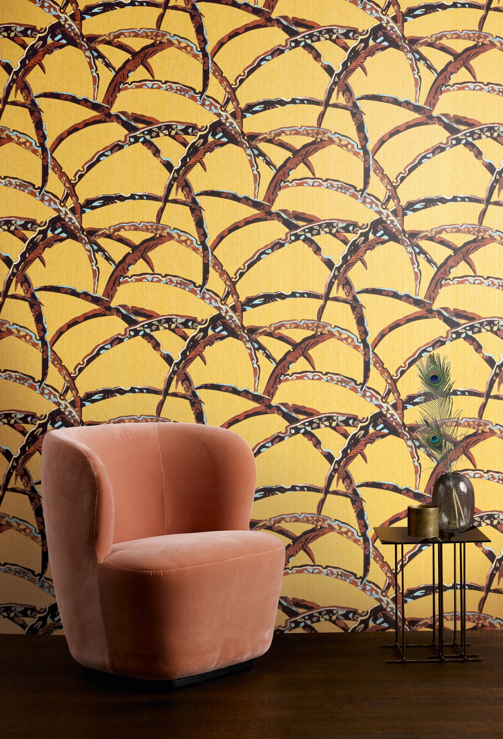 Masureel behang Daika Autumn in interieur