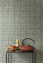Masureel behang Hoshi Lime in interieur