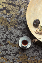 Masureel behang Yuka Gold in interieur