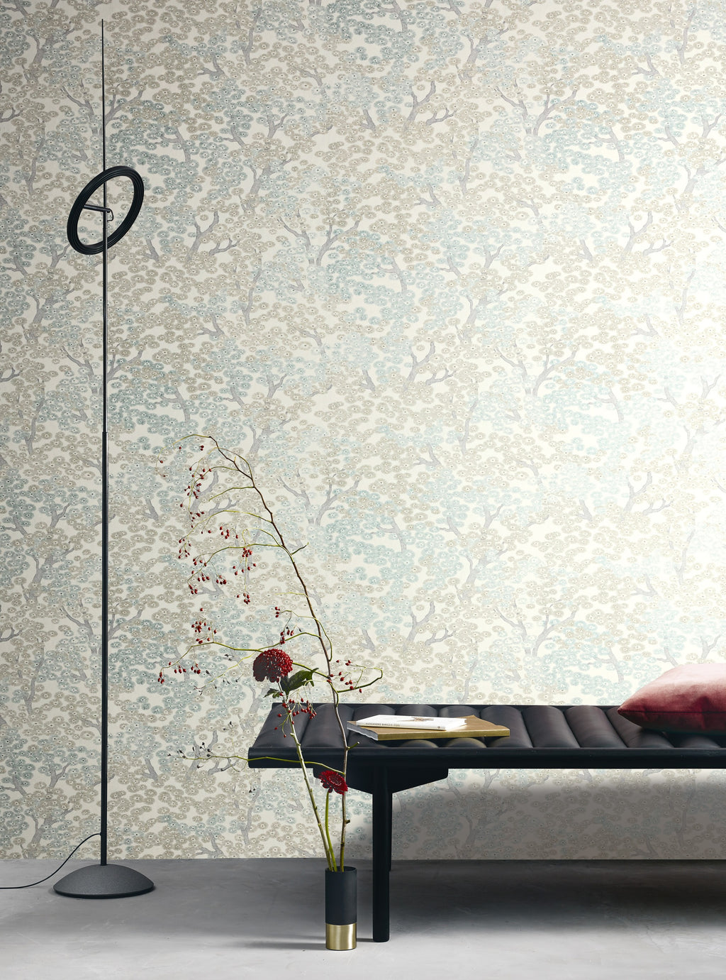 Masureel behang Yuka Dew in interieur
