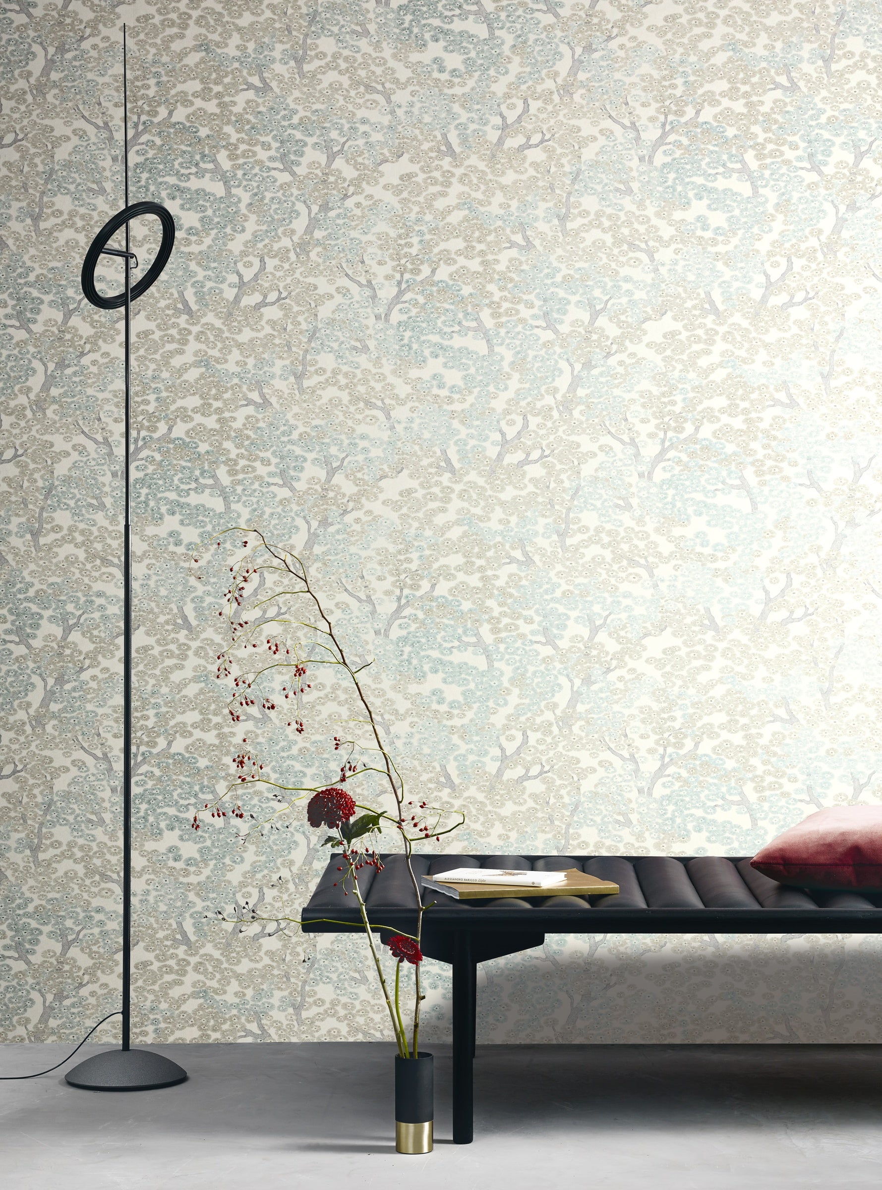 Masureel behang Yuka Dew in interieur