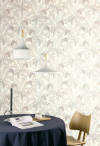 Masureel behang Botanic Snow in interieur