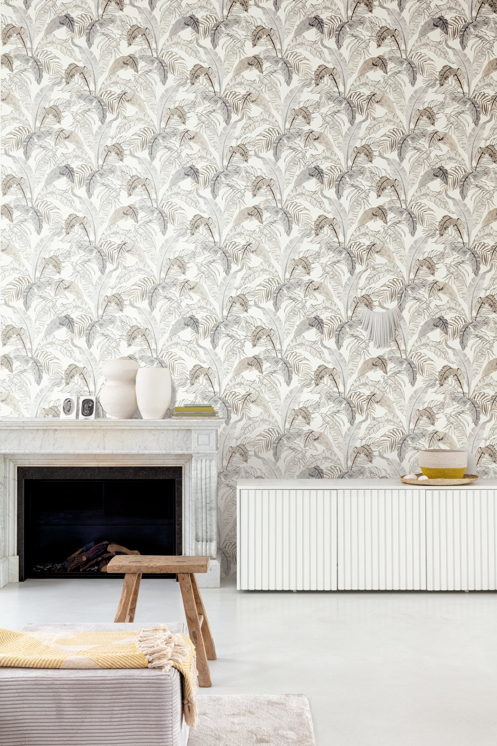 Masureel behang Botanic Midnight in interieur