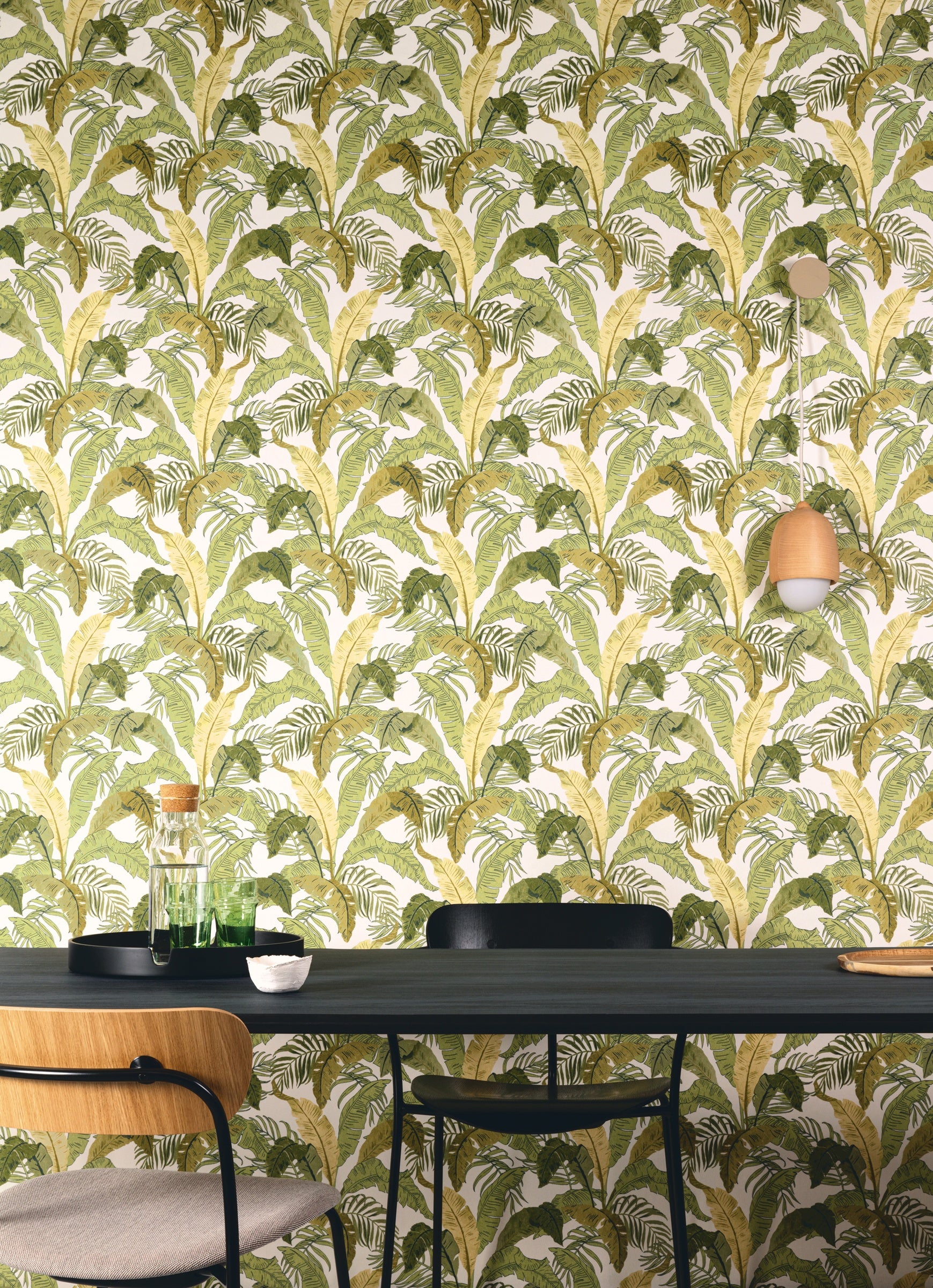 Masureel behang Botanic Greenery in interieur