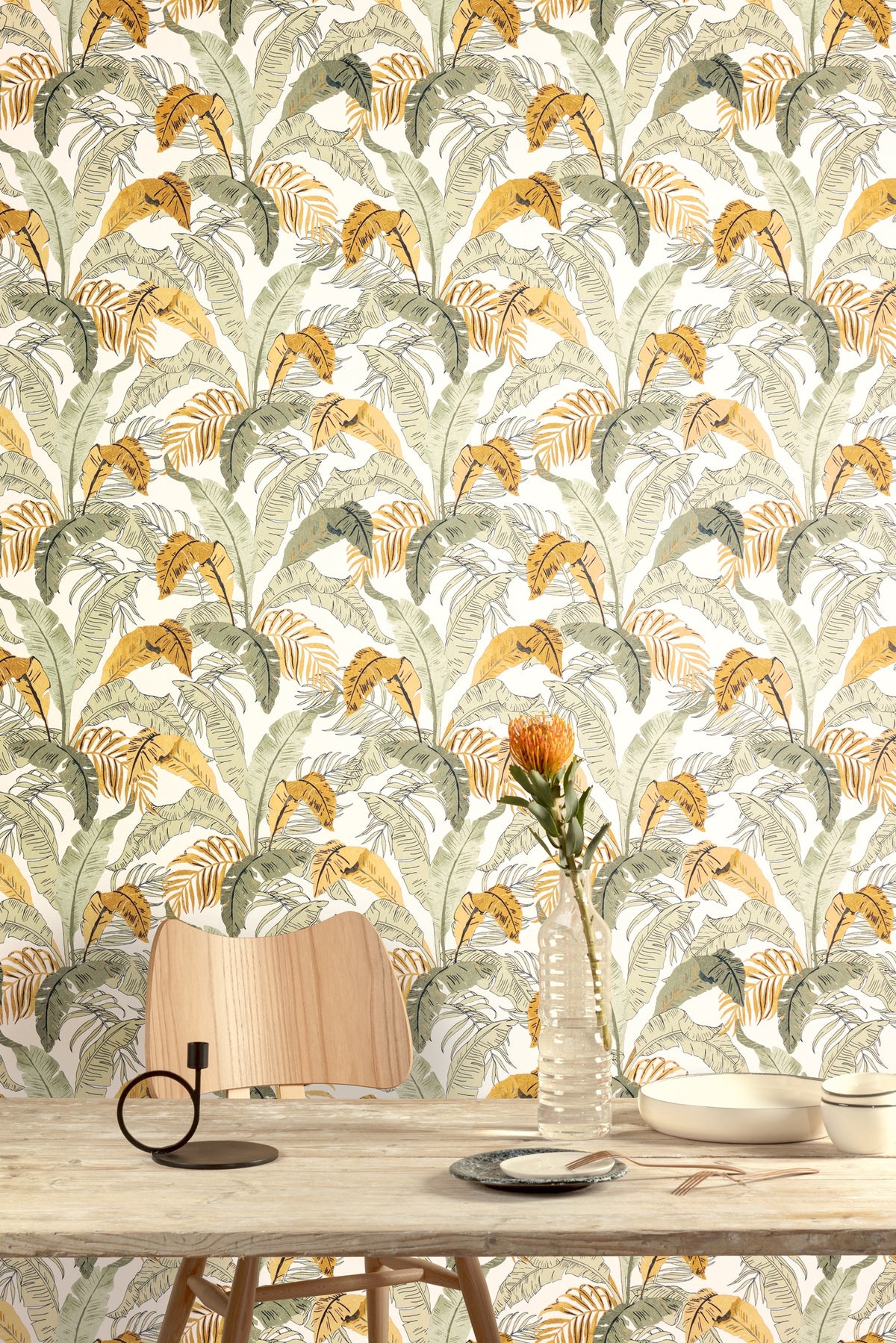 Masureel behang Botanic Topiara in interieur