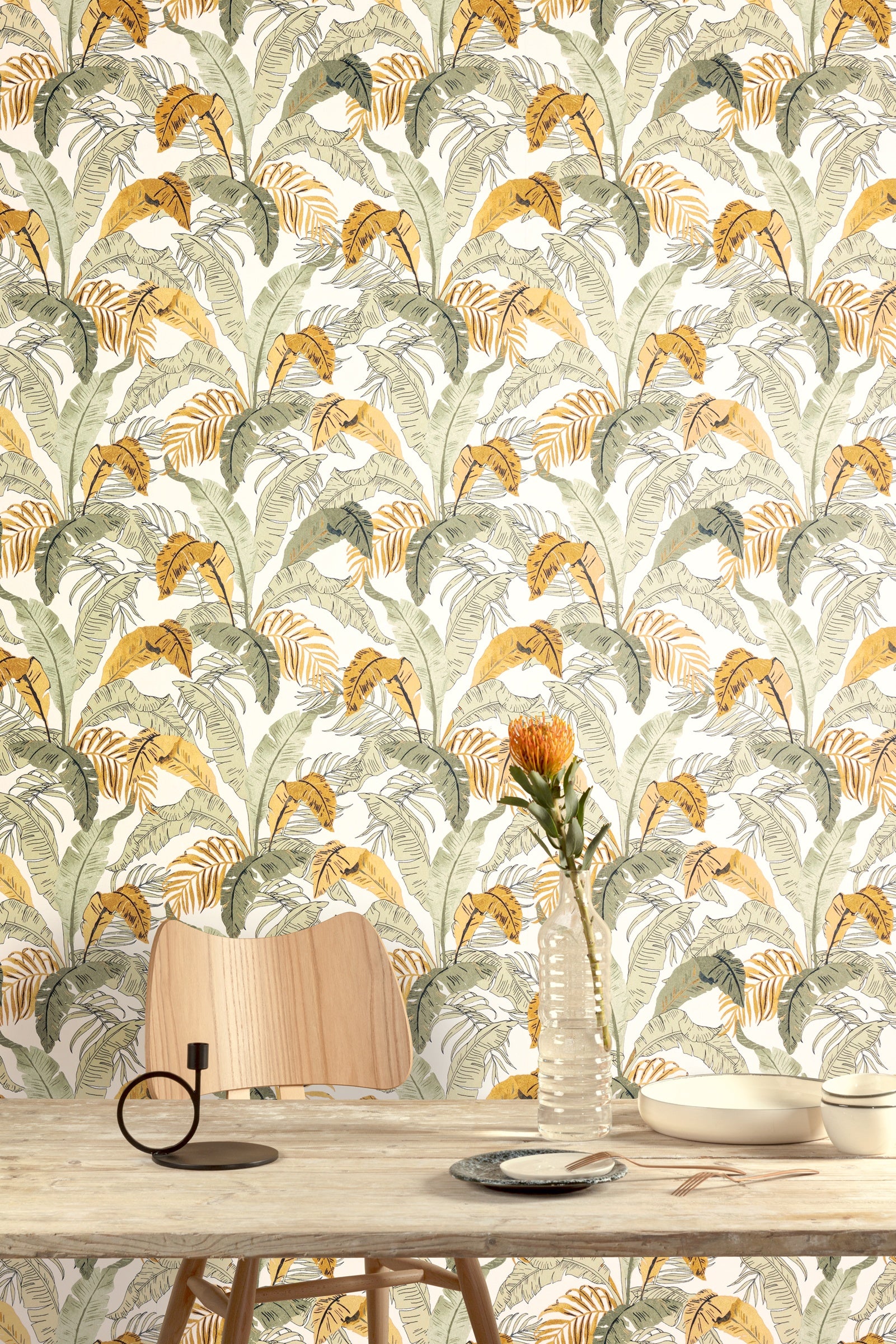 Masureel behang Botanic Topiara in interieur
