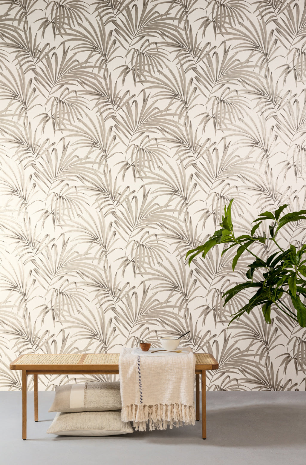 Masureel behang Palm Sand in interieur