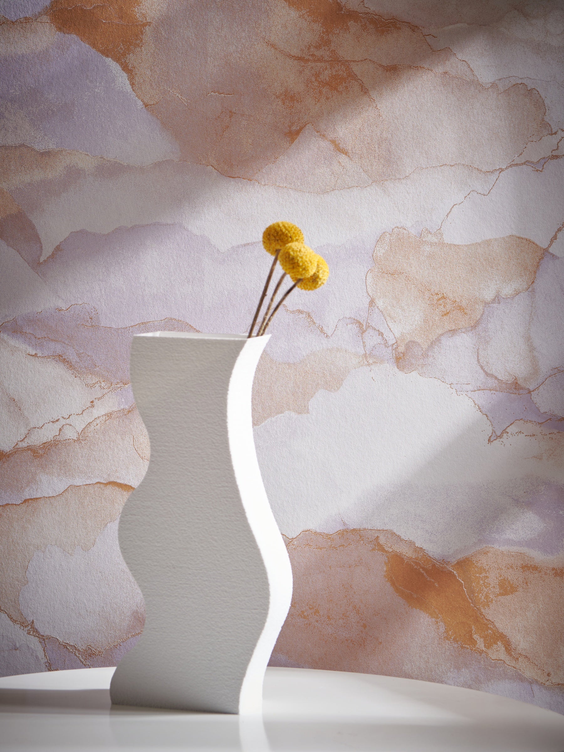Masureel behang Cloud Pastel in interieur