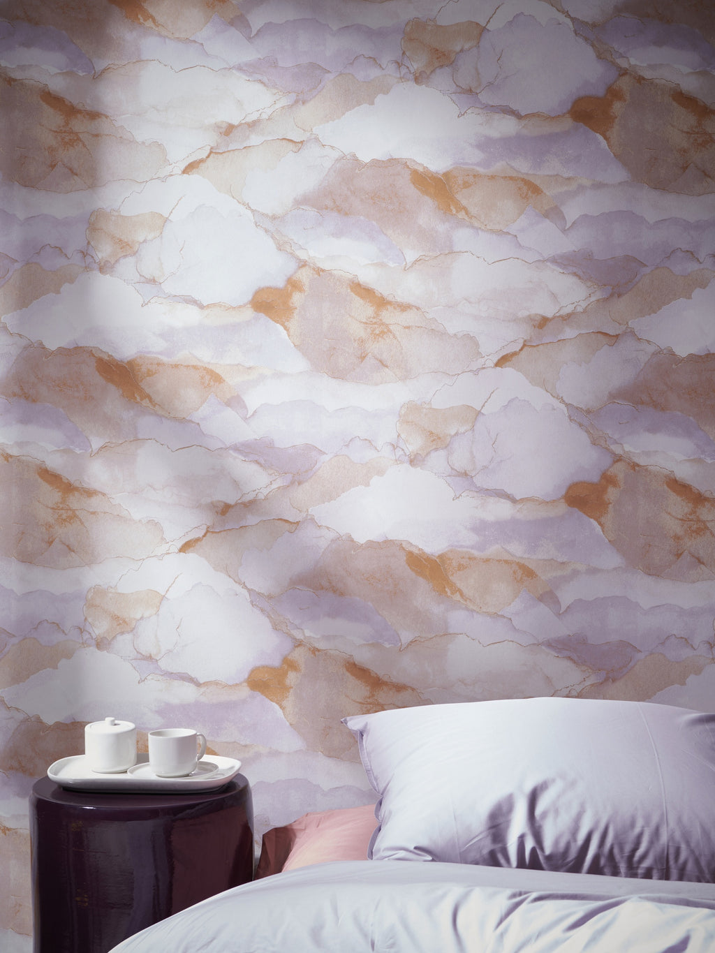 Masureel behang Cloud Pastel in interieur