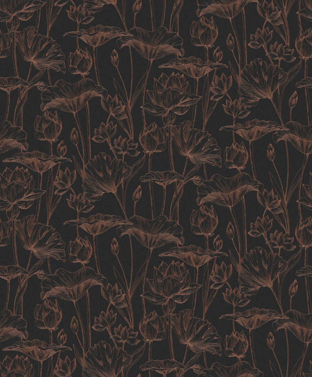 Masureel behang Lotus Copper