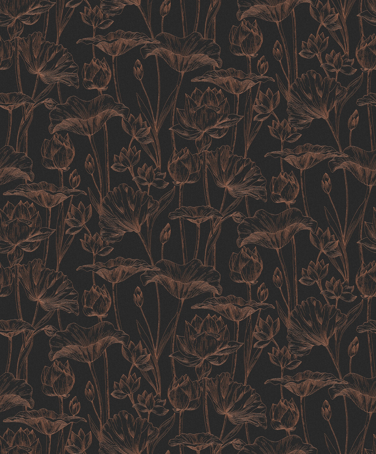 Masureel behang Lotus Copper